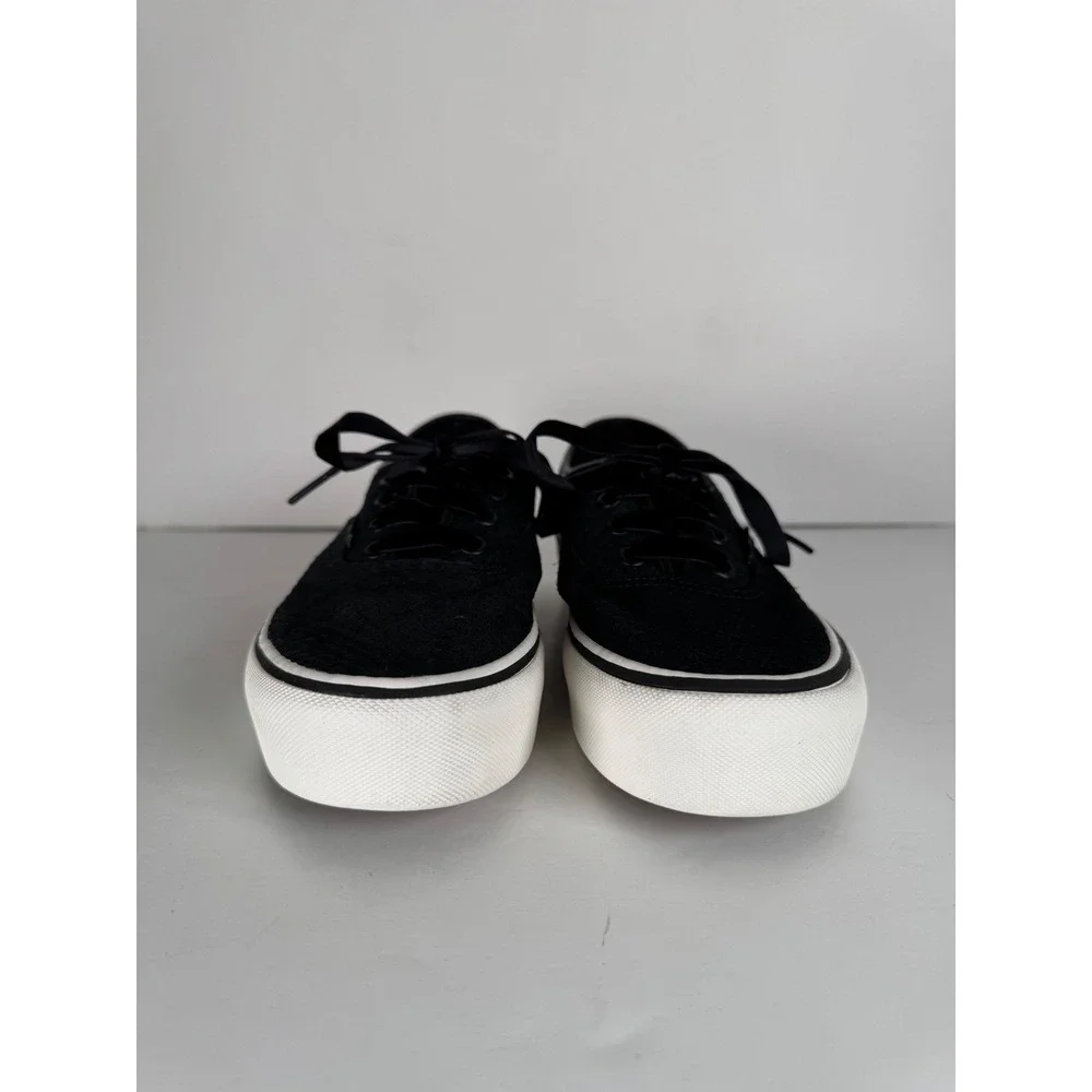 Vans Authentic Platform 2.0 Black Snakeskin Casual Comfort Shoes‎ W-9.5 M-8